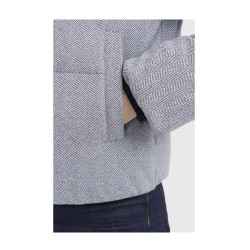 Doudoune Harcour Colombine femme Chevrons marine Gris