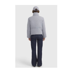 Doudoune Harcour Colombine femme Chevrons marine Gris