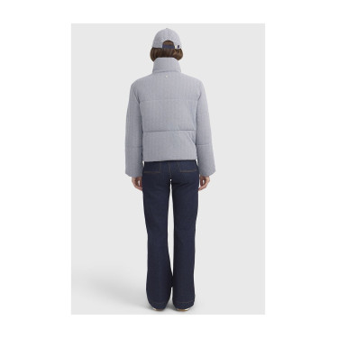 Doudoune Harcour Colombine femme Chevrons marine Gris