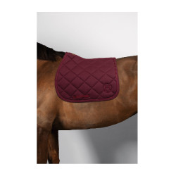 Tapis de selle Harcour Charma Chevrons vigne Bordeaux