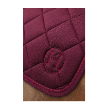 Tapis de selle Harcour Charma Chevrons vigne Bordeaux