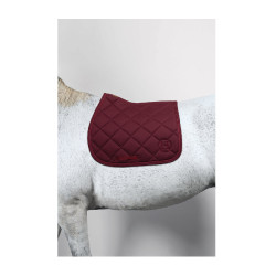 Tapis de selle Harcour Charma Chevrons vigne Bordeaux