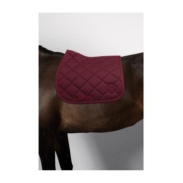 Tapis de selle Harcour Charma Chevrons vigne Bordeaux