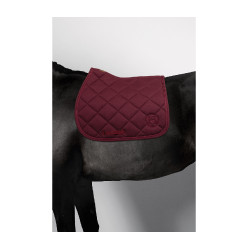 Tapis de selle Harcour Charma Chevrons vigne Bordeaux