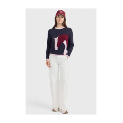 Pull Harcour Haras femme Marine Bleu marine