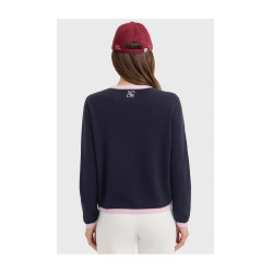 Pull Harcour Haras femme Marine Bleu marine