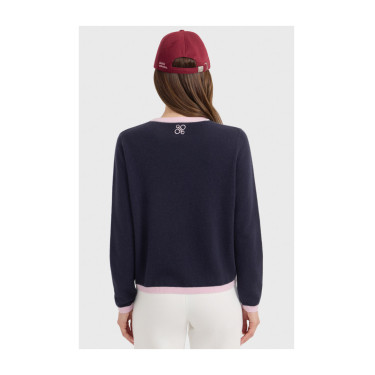 Pull Harcour Haras femme Marine Bleu marine