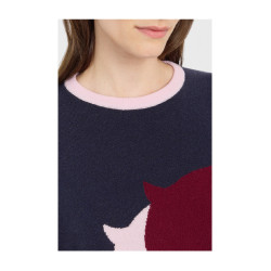 Pull Harcour Haras femme Marine Bleu marine