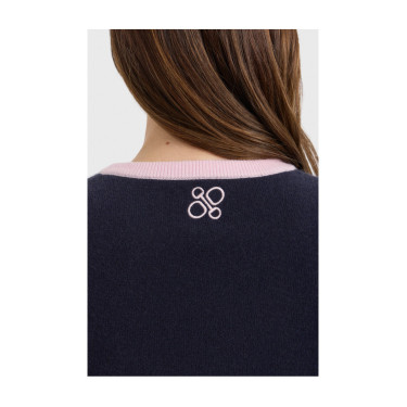 Pull Harcour Haras femme Marine Bleu marine