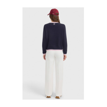 Pull Harcour Haras femme Marine Bleu marine