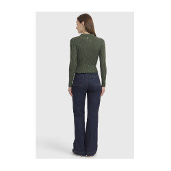 Polo d’équitation femme Harcour Celeste manches longues Polo d’équitation femme Harcour Celeste manches longues