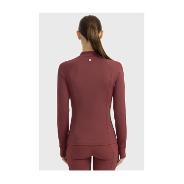 T-shirt technique d’équitation Harcour Calista femme