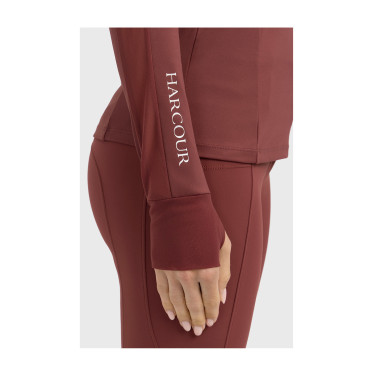 T-shirt technique d’équitation Harcour Calista femme