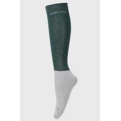 Chaussettes à paillettes Harcour Vaela par 2 Jungle Vert Chaussettes à paillettes Harcour Vaela par 2 Jungle Vert