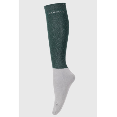 Chaussettes à paillettes Harcour Vaela par 2 Jungle Vert Chaussettes à paillettes Harcour Vaela par 2 Jungle Vert