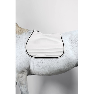 Tapis de selle personnalisable Harcour Karembar Blanc Tapis de selle personnalisable Harcour Karembar Blanc