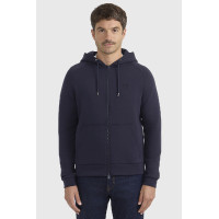 Sweat à capuche homme Harcour Connor équitation zippé