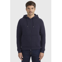 Sweat Technique zippé Harcour Connor homme Marine Bleu marine