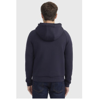 Sweat à capuche homme Harcour Connor équitation zippé