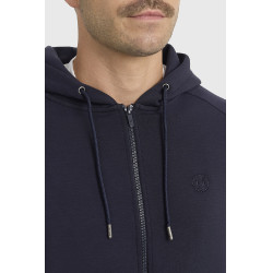 Sweat Technique zippé Harcour Connor homme Marine Bleu marine