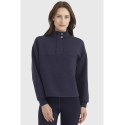 Sweat 1/2 Zip Harcour Cassandre femme Marine Bleu marine