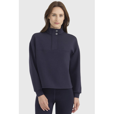 Sweat 1/2 Zip Harcour Cassandre femme Marine Bleu marine