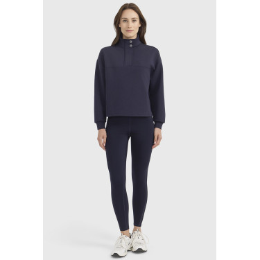 Sweat 1/2 Zip Harcour Cassandre femme Marine Bleu marine