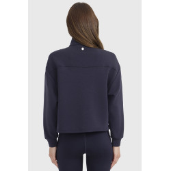 Sweat 1/2 Zip Harcour Cassandre femme Marine Bleu marine