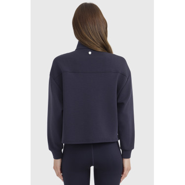 Sweat 1/2 Zip Harcour Cassandre femme Marine Bleu marine