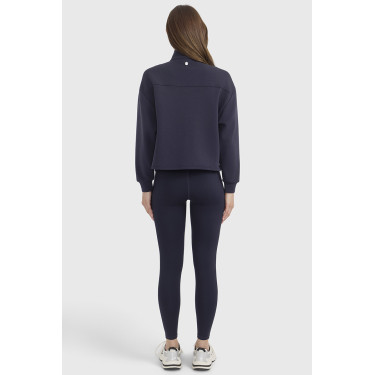 Sweat 1/2 Zip Harcour Cassandre femme Marine Bleu marine