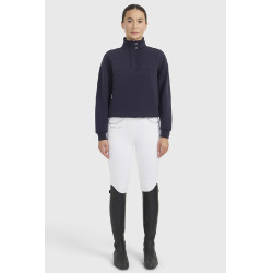 Sweat 1/2 Zip Harcour Cassandre femme Marine Bleu marine
