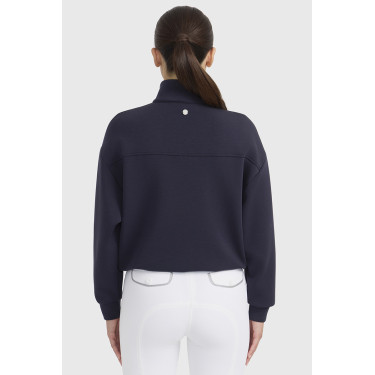 Sweat 1/2 Zip Harcour Cassandre femme Marine Bleu marine