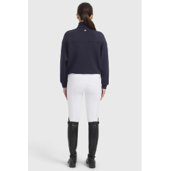 Sweat 1/2 Zip Harcour Cassandre femme Marine Bleu marine