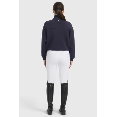 Sweat 1/2 Zip Harcour Cassandre femme Marine Bleu marine