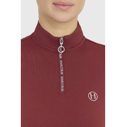 Polo Harcour Claudia femme Vigne Bordeaux Polo Harcour Claudia femme Vigne Bordeaux