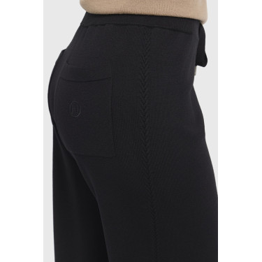 Pantalon Maille Harcour Chelsea femme Noir