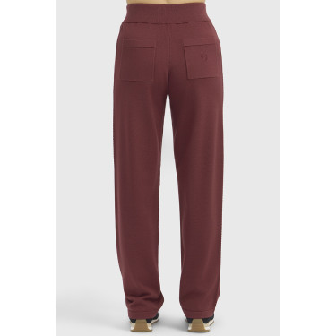Pantalon Maille Harcour Chelsea femme Vigne Bordeaux