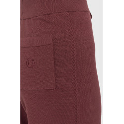 Pantalon Maille Harcour Chelsea femme Vigne Bordeaux