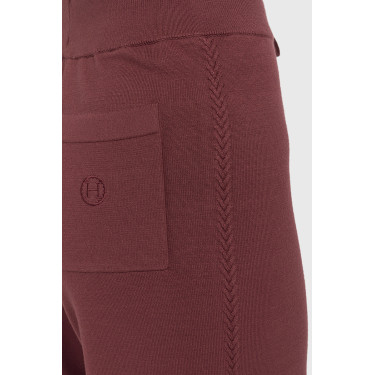 Pantalon Maille Harcour Chelsea femme Vigne Bordeaux