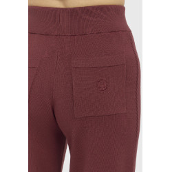 Pantalon Maille Harcour Chelsea femme Vigne Bordeaux