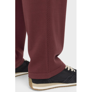 Pantalon Maille Harcour Chelsea femme Vigne Bordeaux