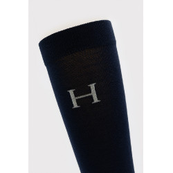 Chaussettes Harcour Carly par 3 Vigne / marine / chevron Beige Chaussettes Harcour Carly par 3 Vigne / marine / chevron Beige