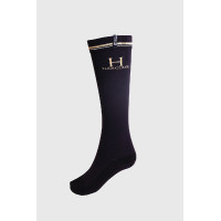 Chaussettes Harcour CSIO La Baule Qualis 1 paire Marine Bleu marine