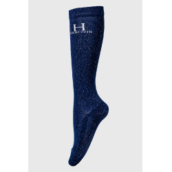Chaussettes d’équitation pailletées Harcour (x2)