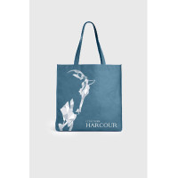 Totebag Harcour Balade Paon Bleu Totebag Harcour Balade Paon Bleu