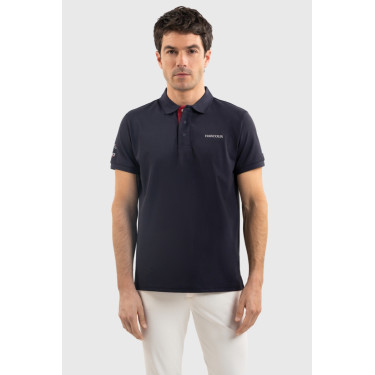 Polo d’équitation homme Harcour Fuego France – Equi-Clic