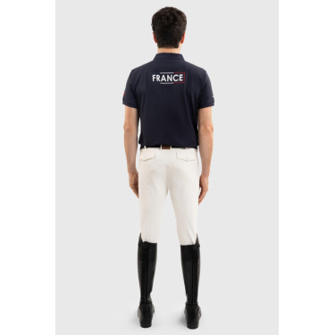 Polo d’équitation homme Harcour Fuego France – Equi-Clic