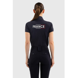 Polo Harcour Fuega Harcour manches courtes femme France Marine Bleu marine Polo Harcour Fuega Harcour manches courtes femme France Marine Bleu marine