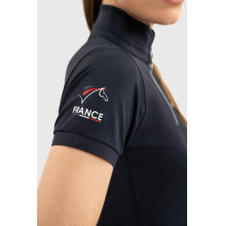 Polo Harcour Fuega Harcour manches courtes femme France Marine Bleu marine Polo Harcour Fuega Harcour manches courtes femme France Marine Bleu marine