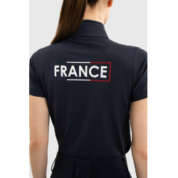 Polo Harcour Fuega Harcour manches courtes femme France Marine Bleu marine Polo Harcour Fuega Harcour manches courtes femme France Marine Bleu marine